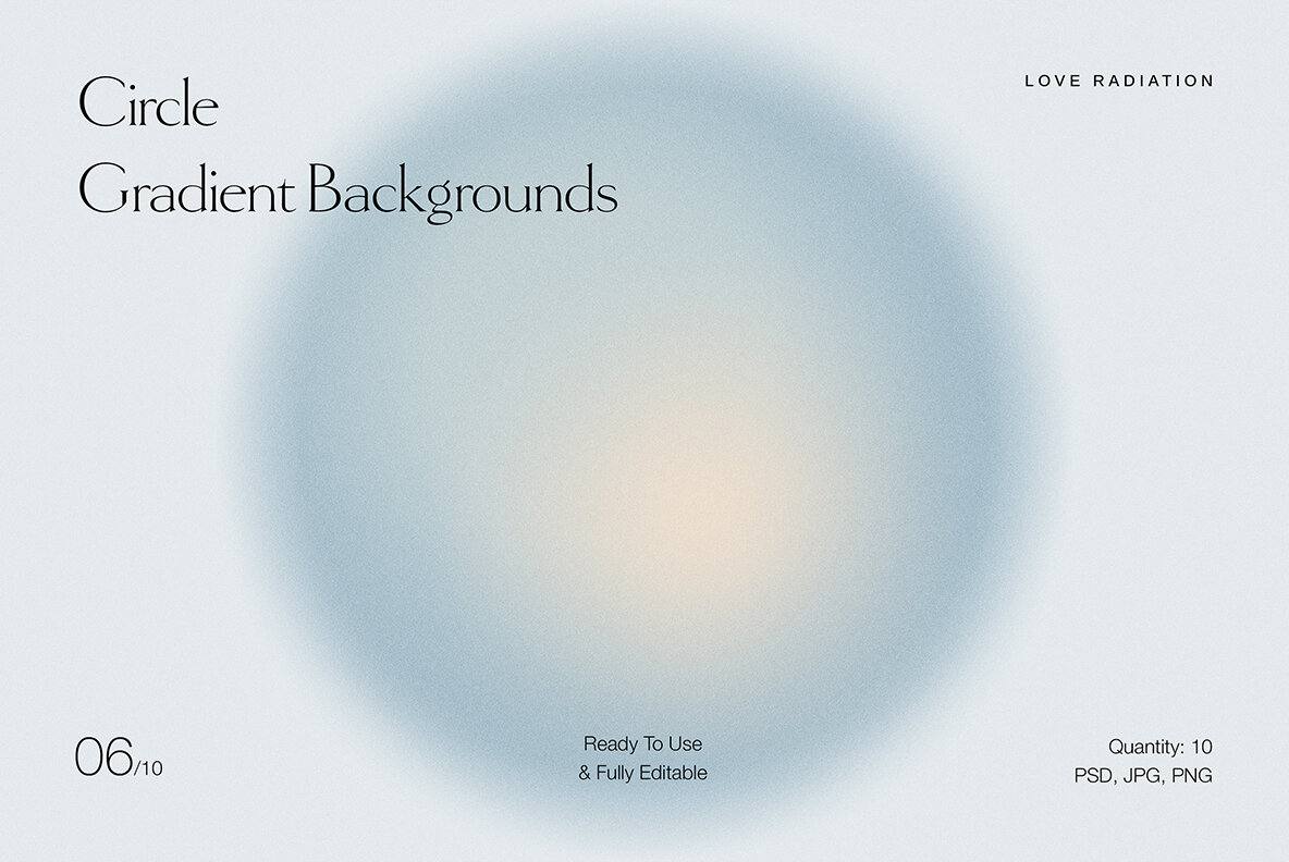 Circle Abstract Nude Grainy Gradient Backgrounds 8