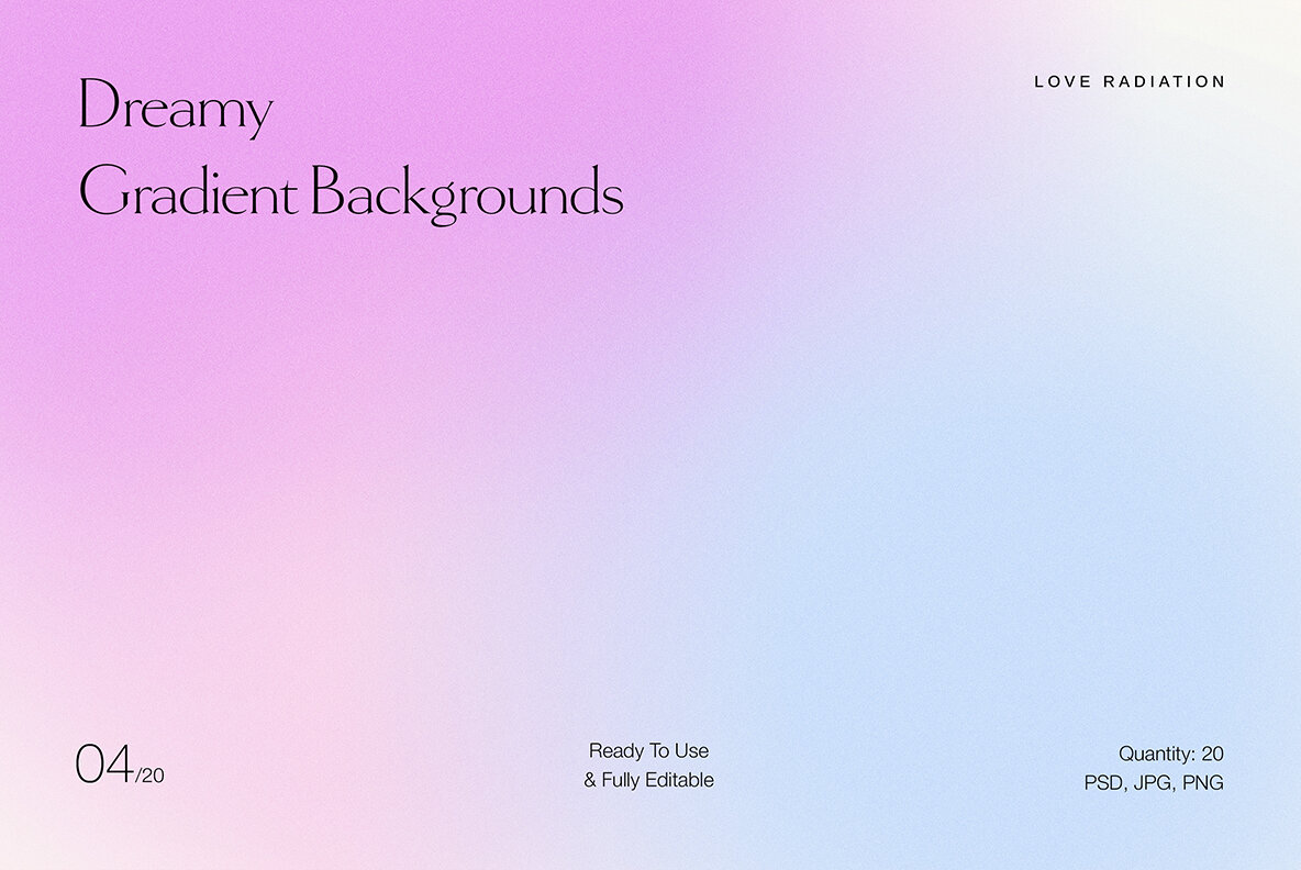 Dreamy Abstract Purple Grainy Gradient Backgrounds 6