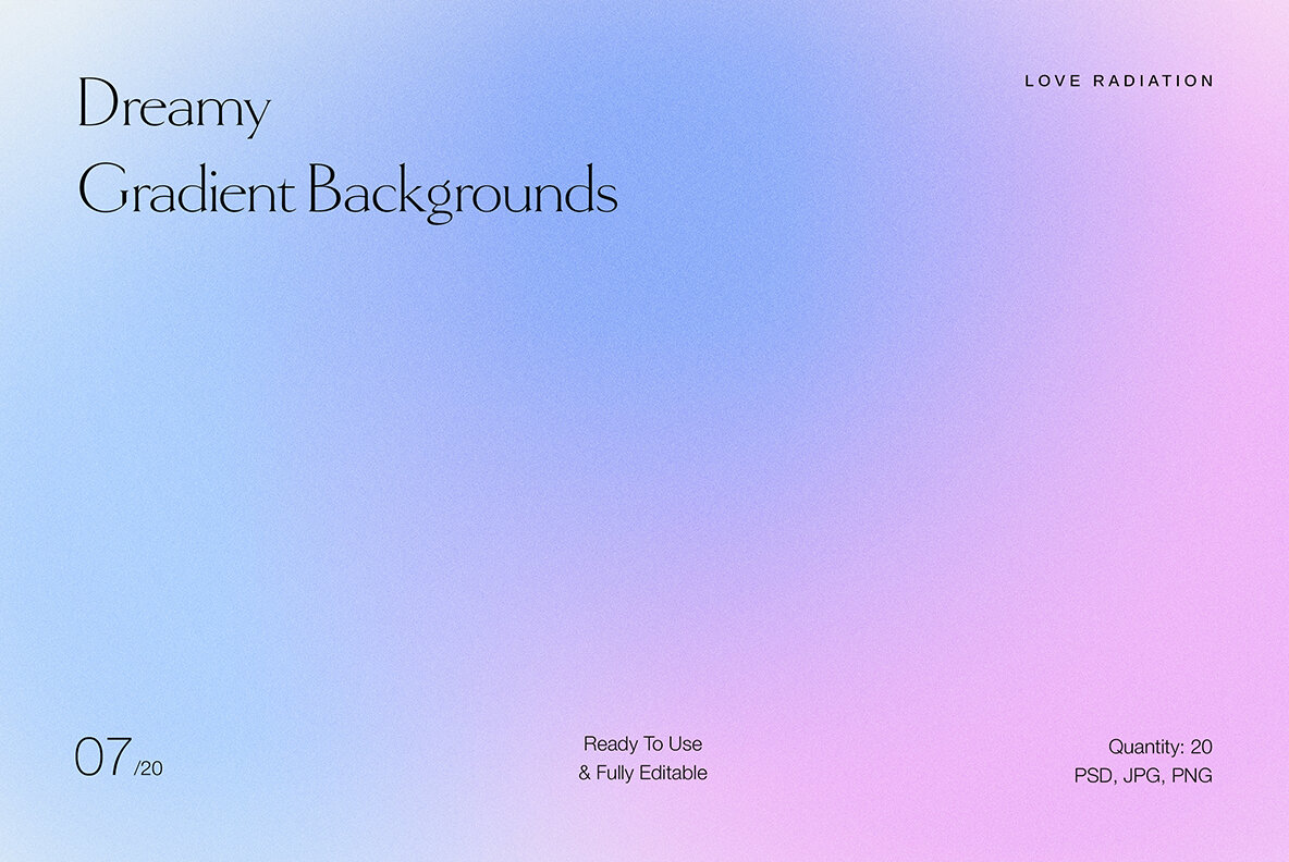 Dreamy Abstract Purple Grainy Gradient Backgrounds 8