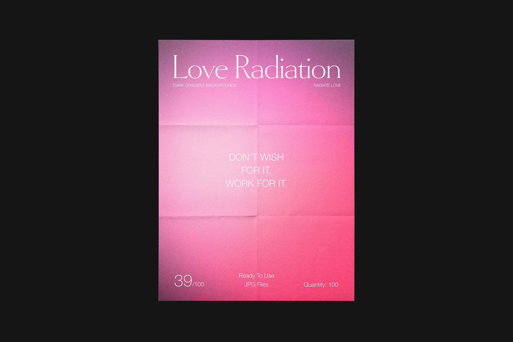 Abstract Dark Neon Grainy Gradient Backgrounds 5