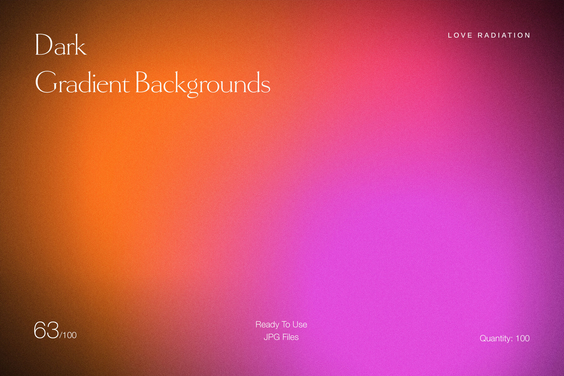 Abstract Dark Neon Grainy Gradient Backgrounds 10