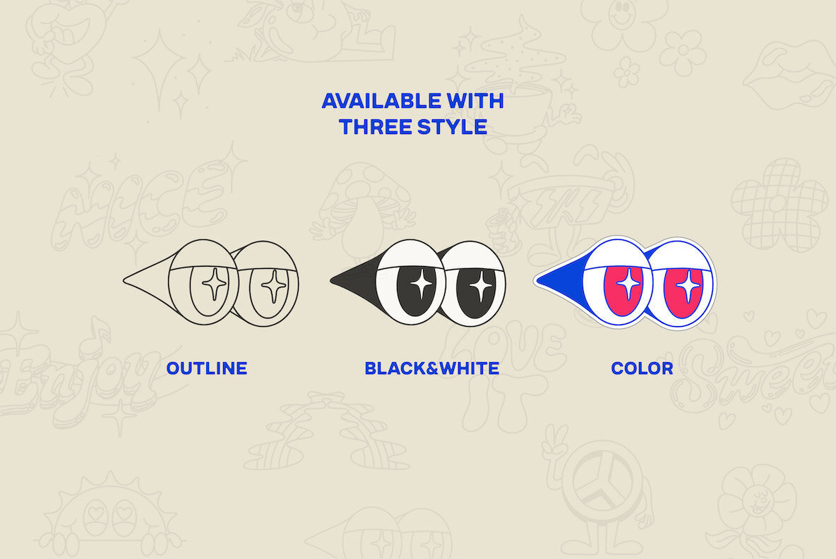 Groovy Illustration Vectors 3