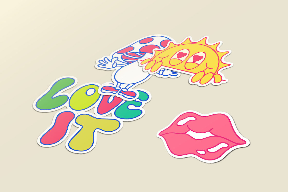 Groovy Illustration Vectors 6