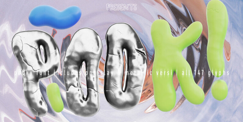 Pooki   Font   Graphics