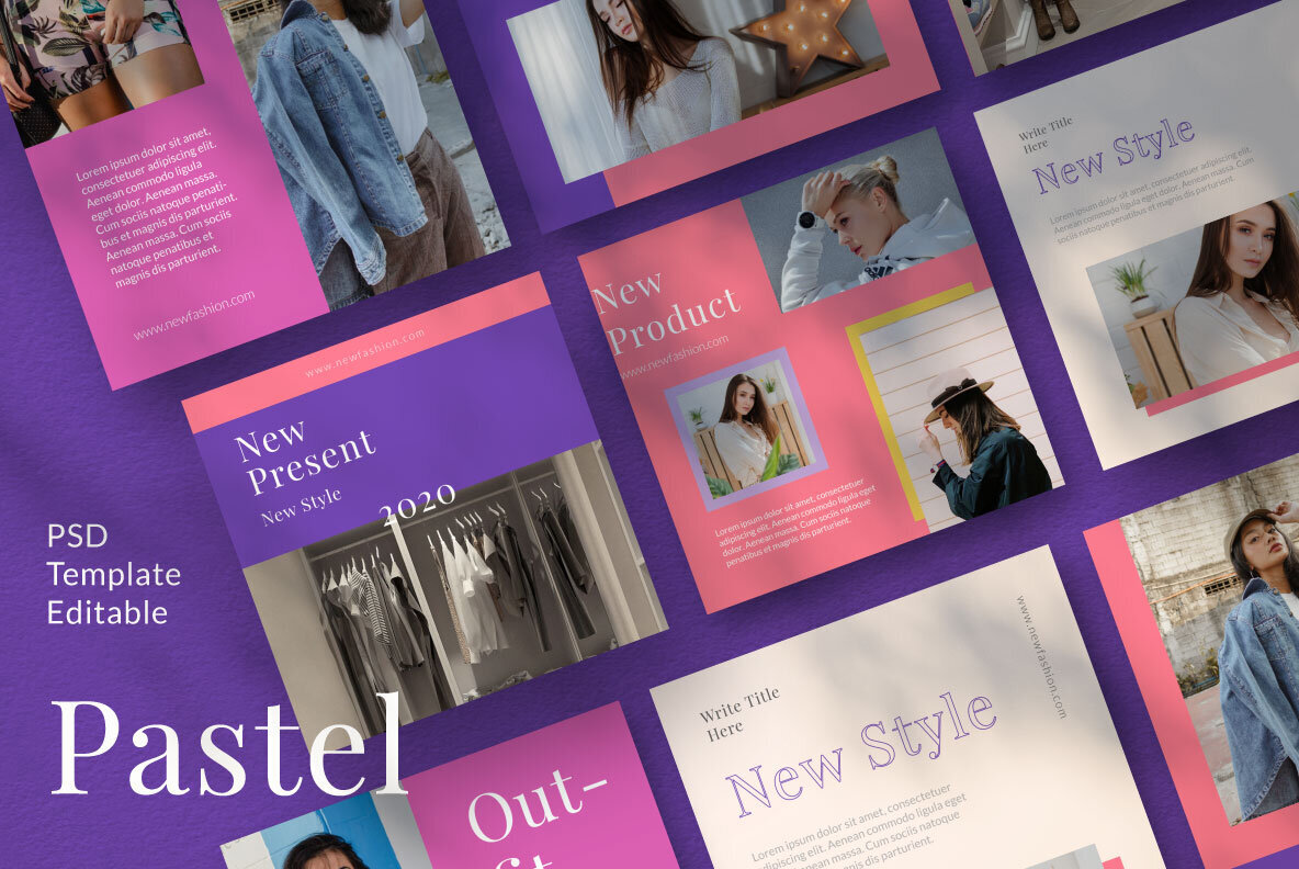 Pastel Instagram Template 1