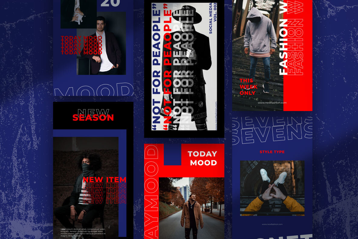 Dark Story Social Media Template 2