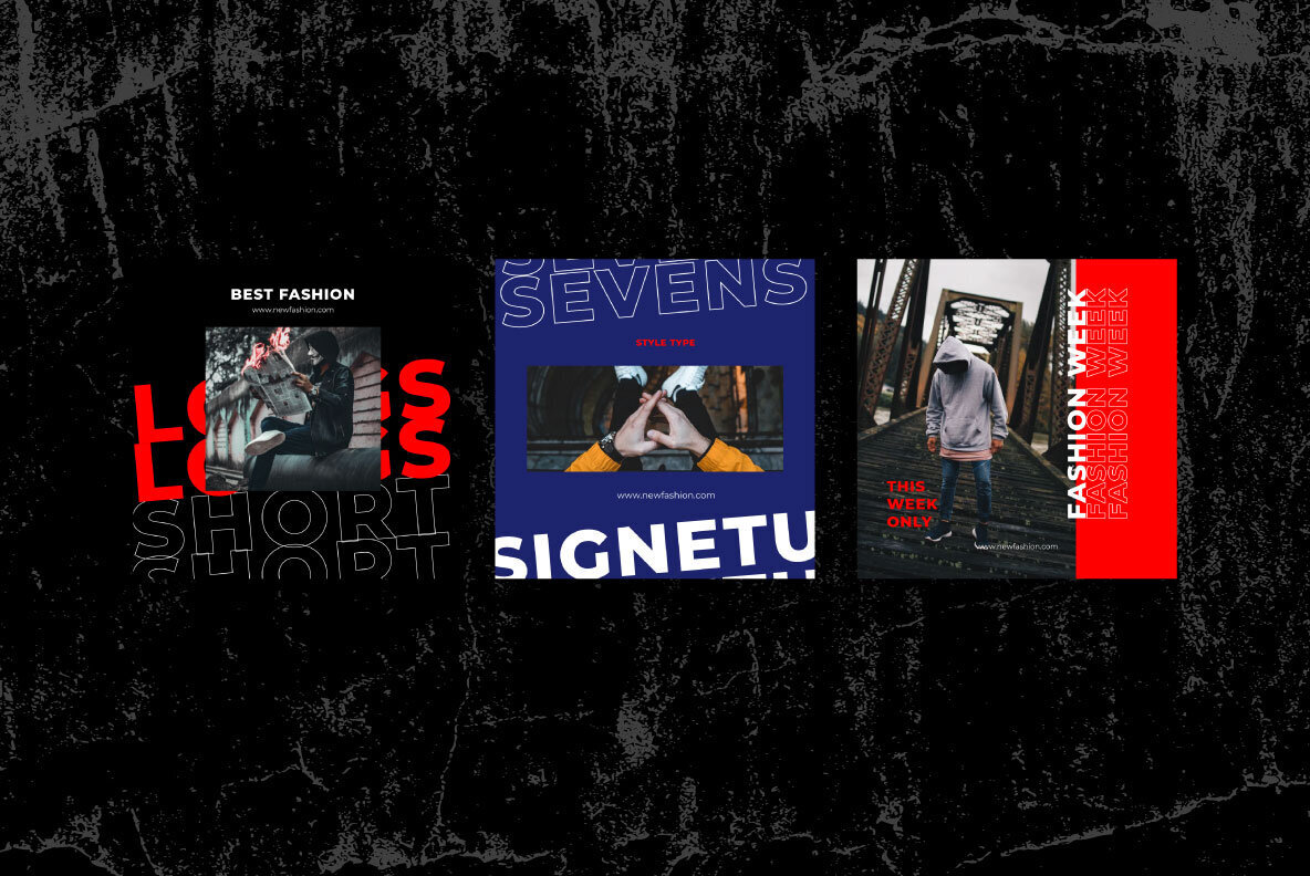 Dark Story Social Media Template 3