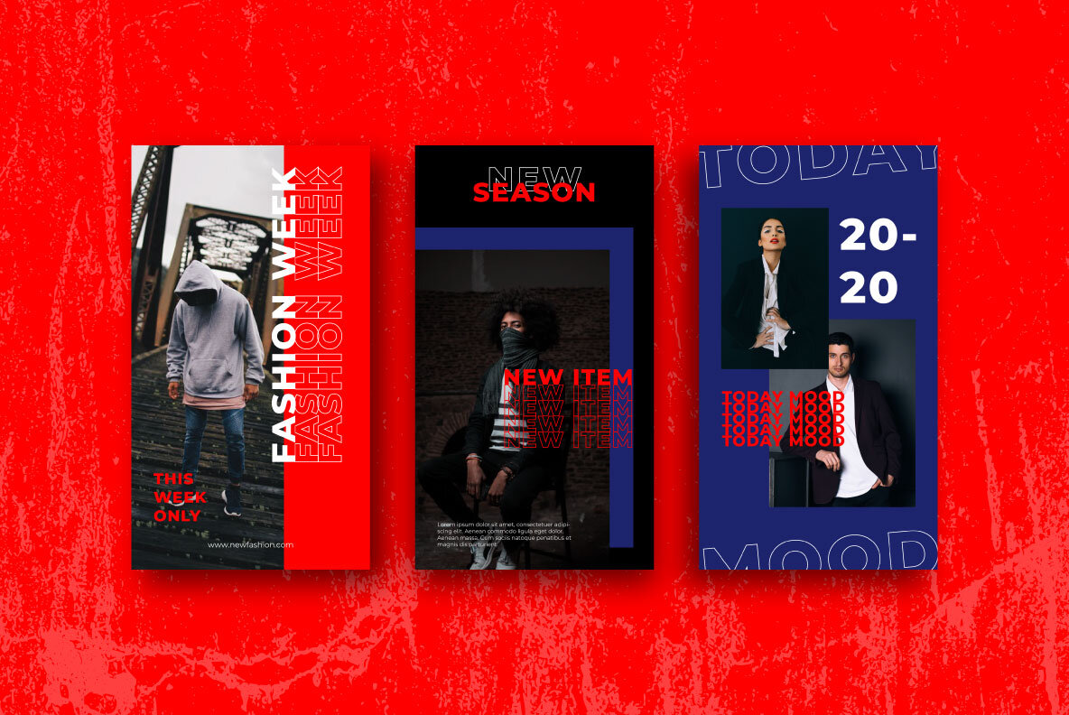 Dark Story Social Media Template 7