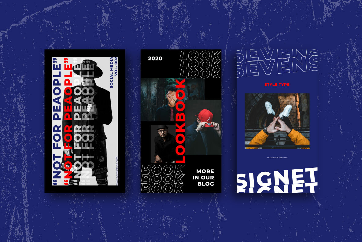 Dark Story Social Media Template 8