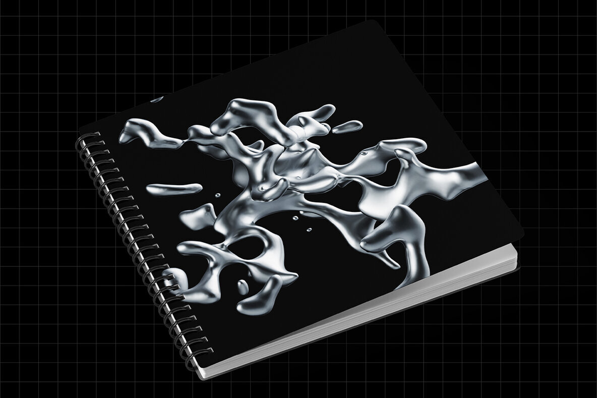 Chrome Liquid   3D Shapes 3