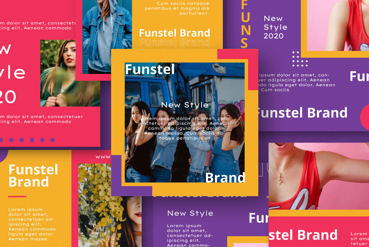 Funstel Puzzle Instagram Feed Template 2