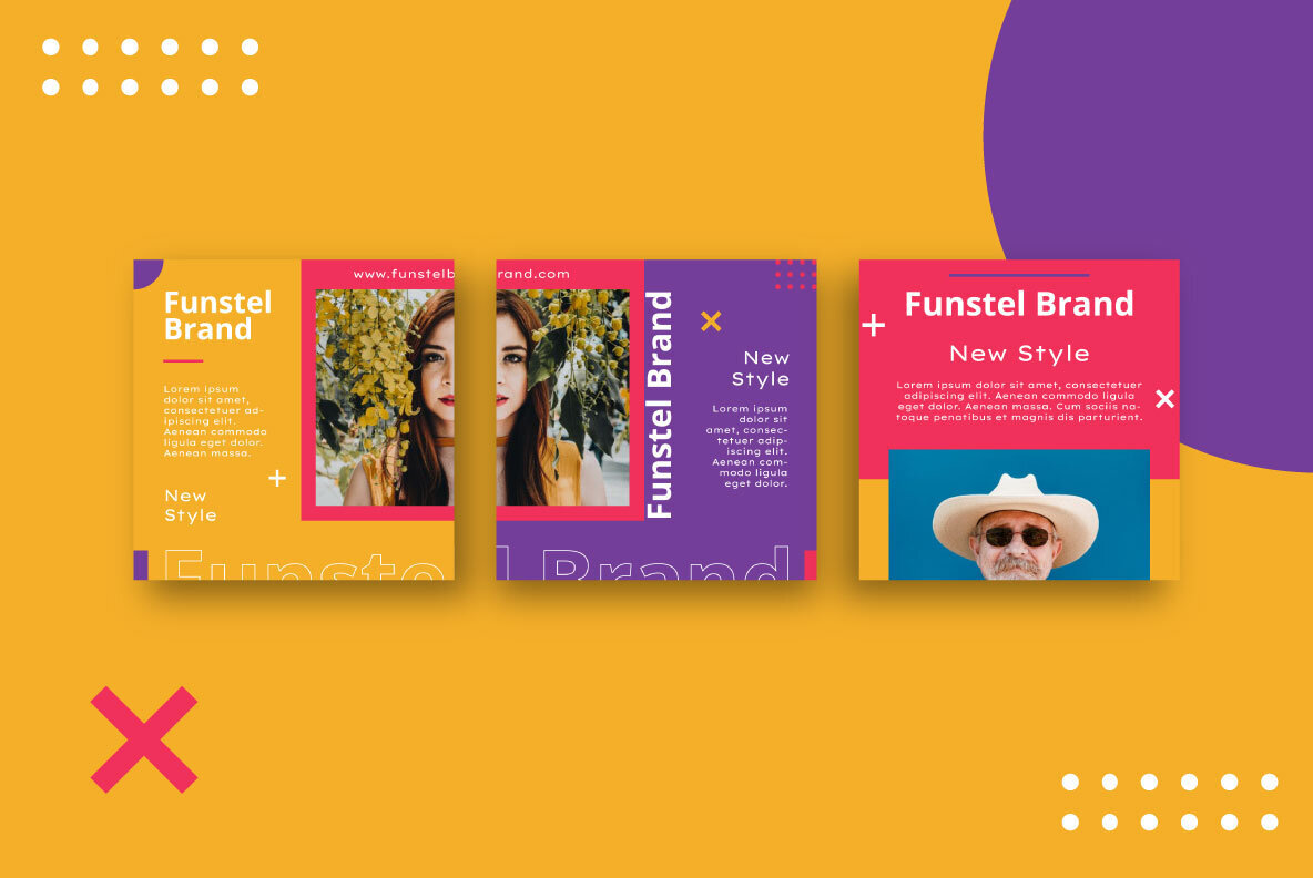 Funstel Puzzle Instagram Feed Template 3