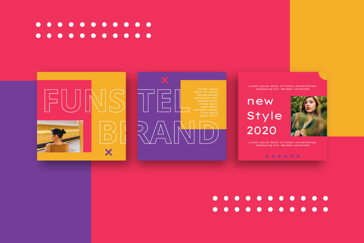 Funstel Puzzle Instagram Feed Template 4