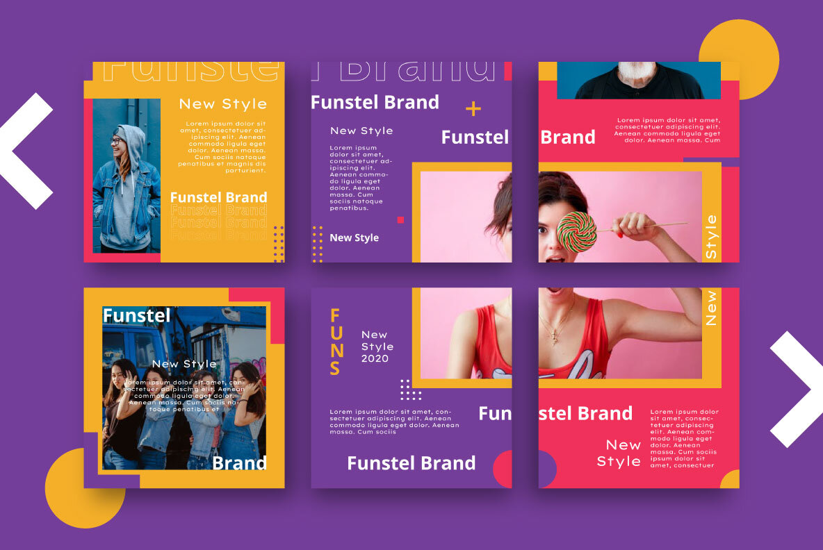 Funstel Puzzle Instagram Feed Template 6