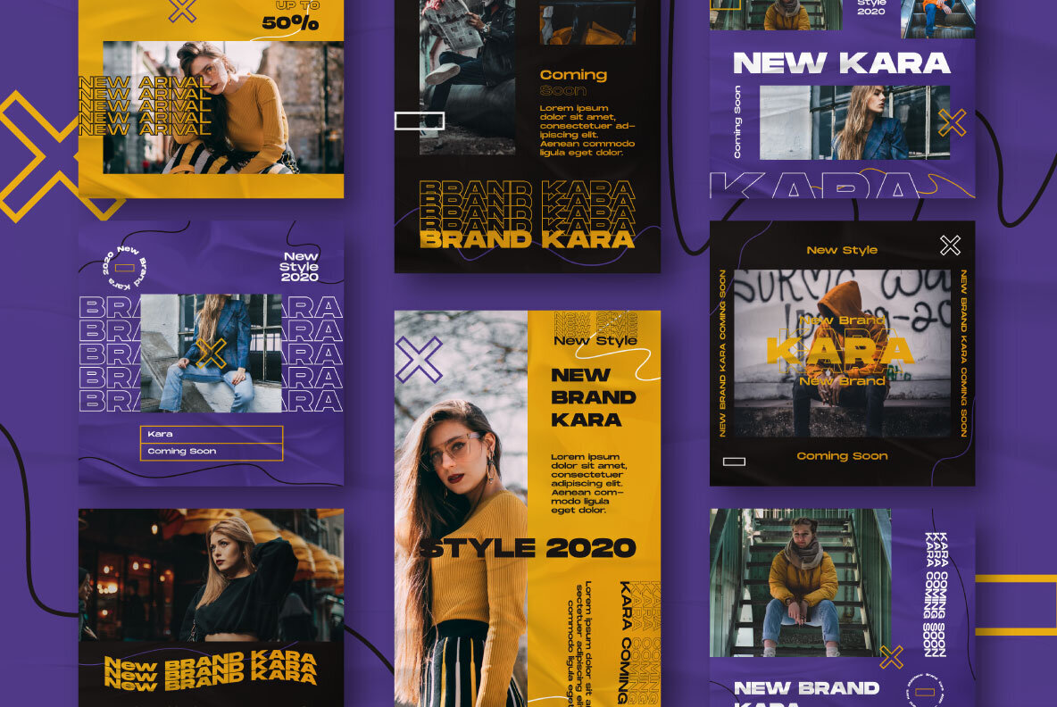 Kara Story   Feed Instagram Template 2