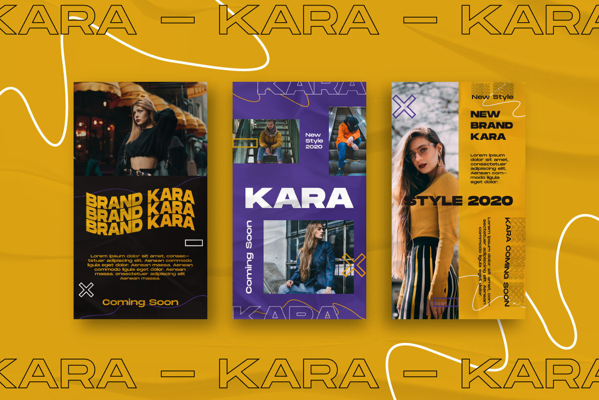 Kara Story   Feed Instagram Template 9