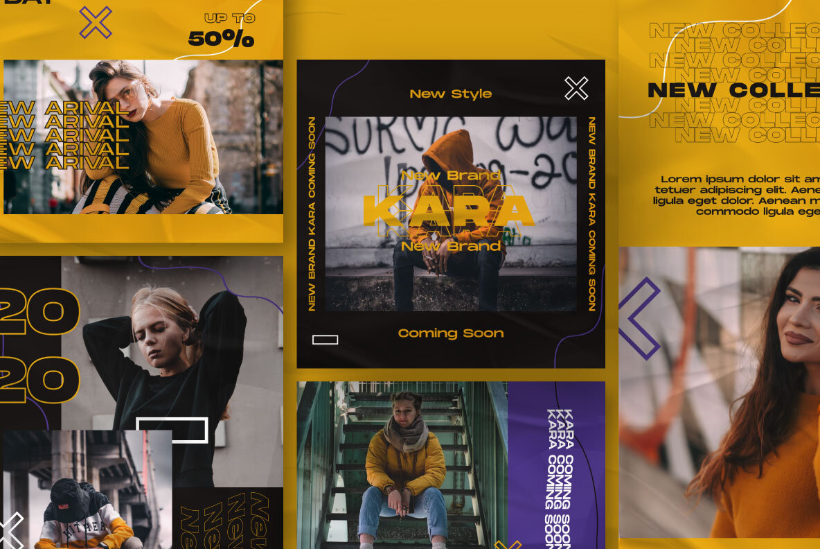 Kara Story   Feed Instagram Template 12