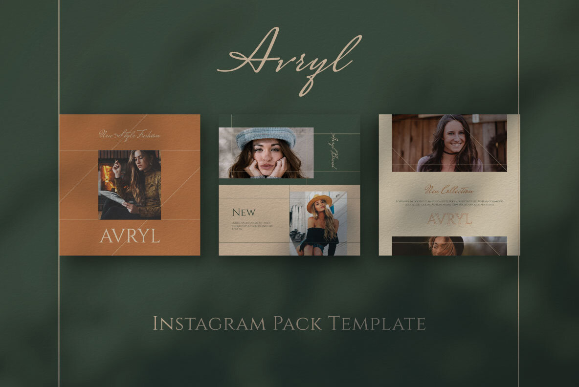 Avryl Story   Feed Instagram Template 4