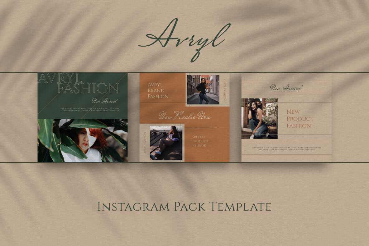 Avryl Story   Feed Instagram Template 5