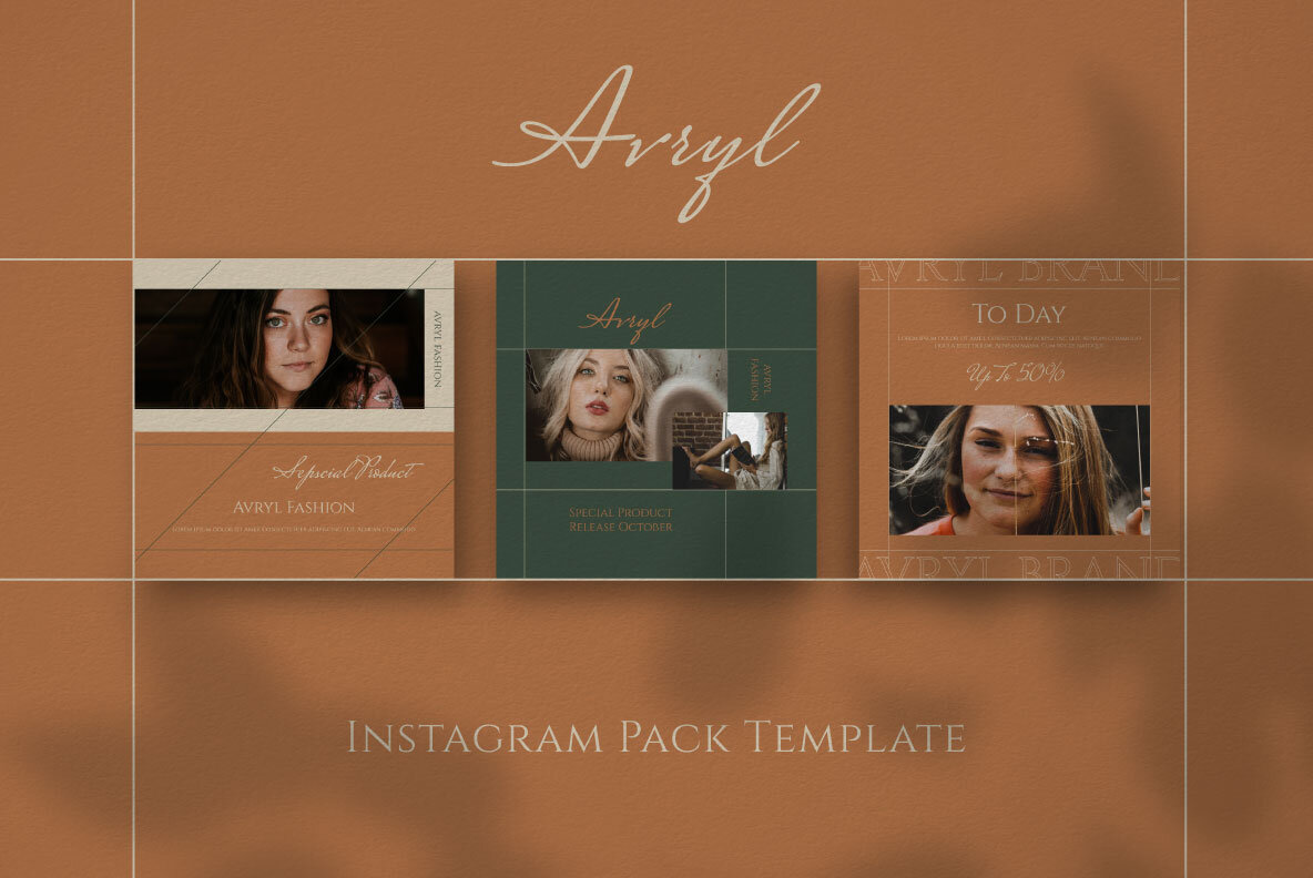 Avryl Story   Feed Instagram Template 6