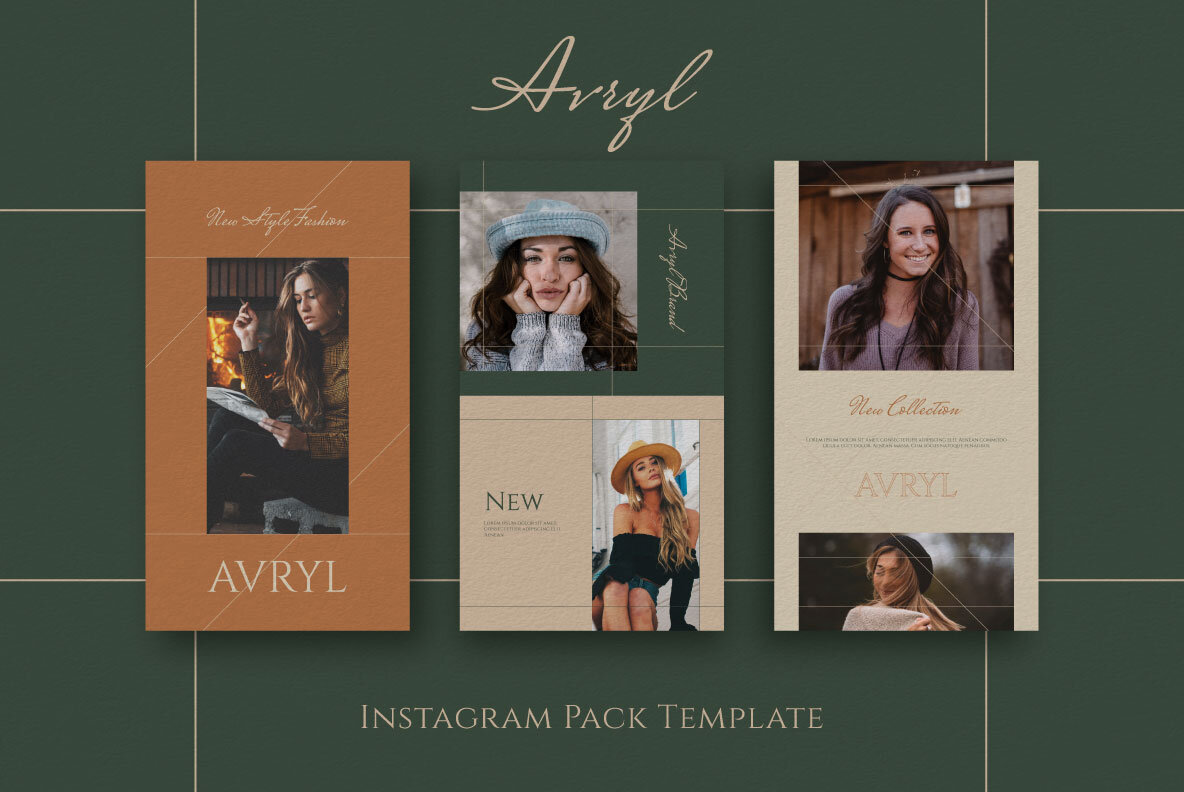 Avryl Story   Feed Instagram Template 8
