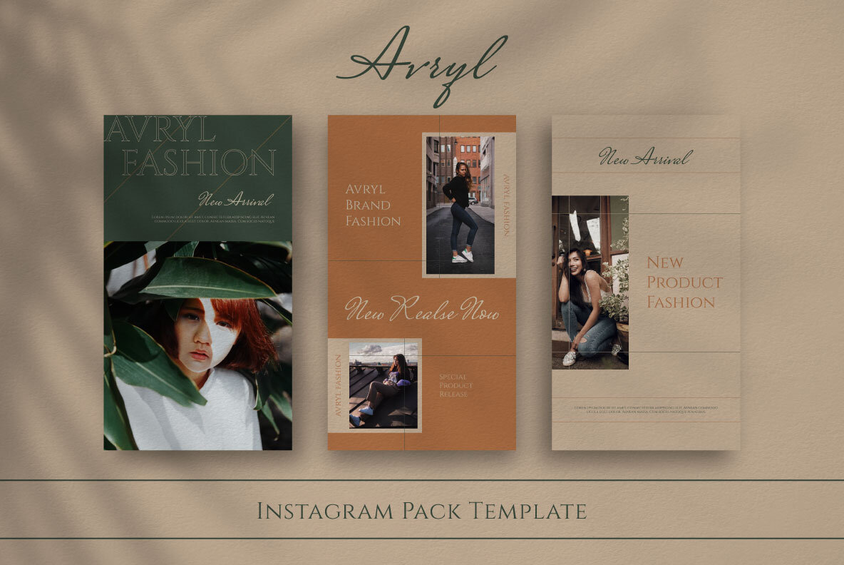 Avryl Story   Feed Instagram Template 9