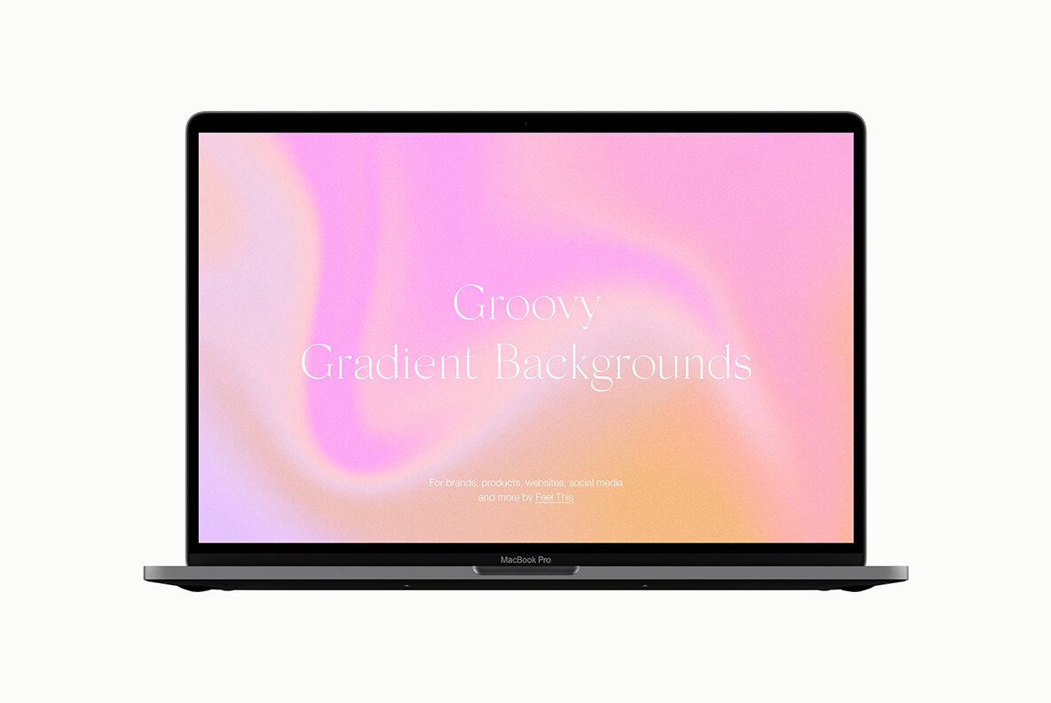 Groovy Liquid Grainy Gradient Textures Backgrounds 13