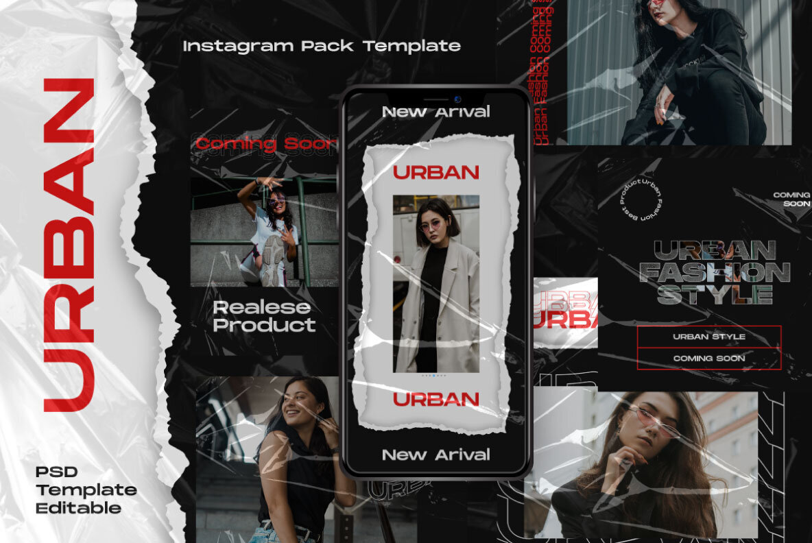 Urban Story   Feed Instagram Template 1