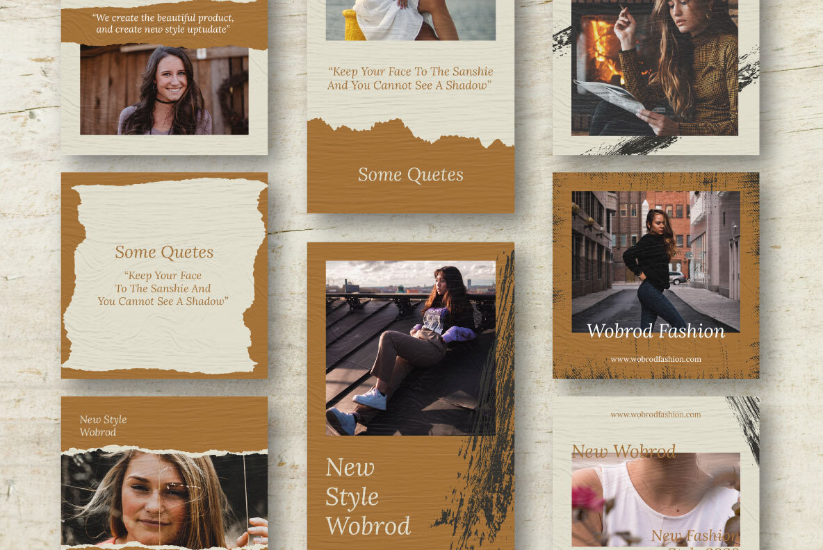 Wobrod Story   Feed Instagram Template 11