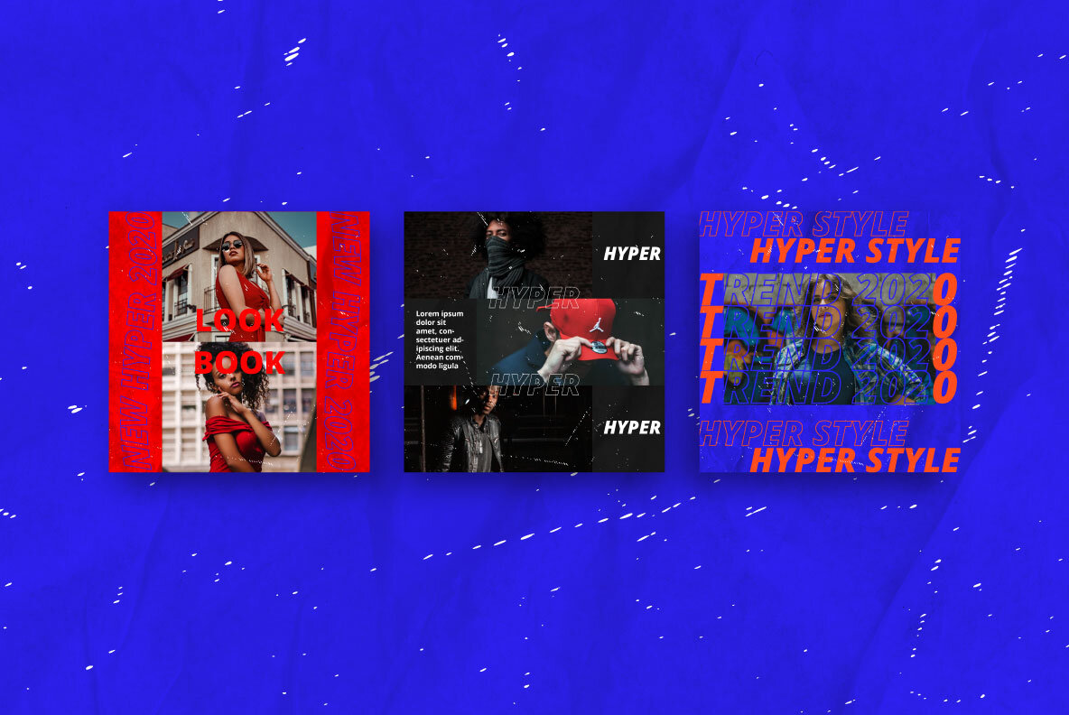 Hyper Story   Feed Instagram Template 5
