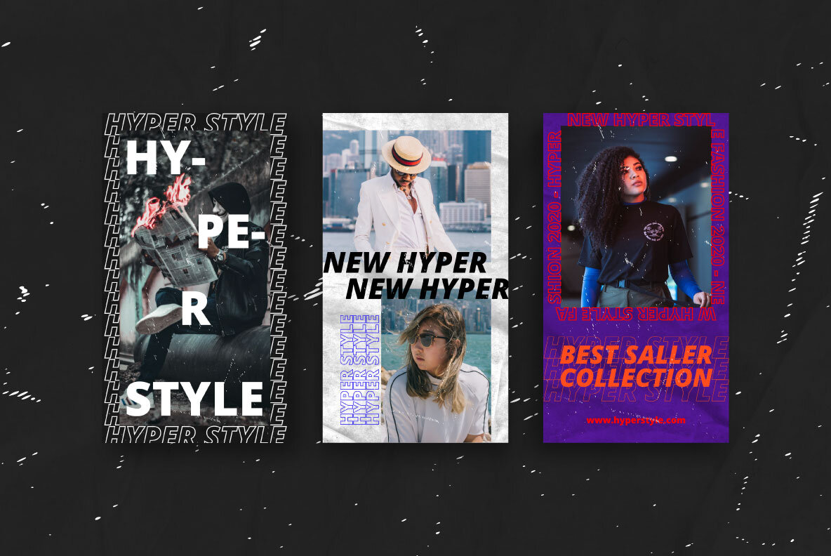 Hyper Story   Feed Instagram Template 7
