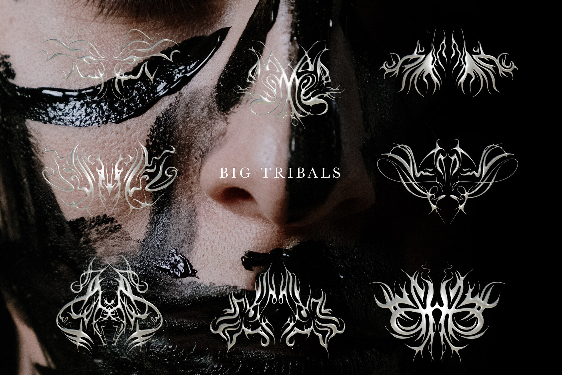 3D Metallic Tribal 4