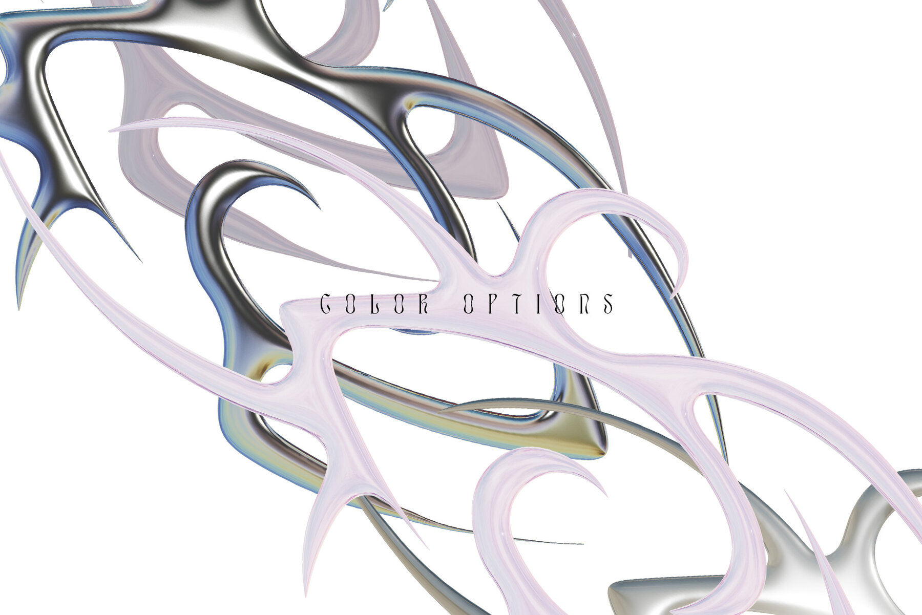 3D Metallic Tribal 8