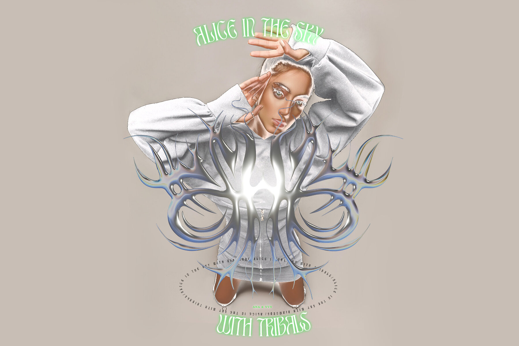 3D Metallic Tribal 10