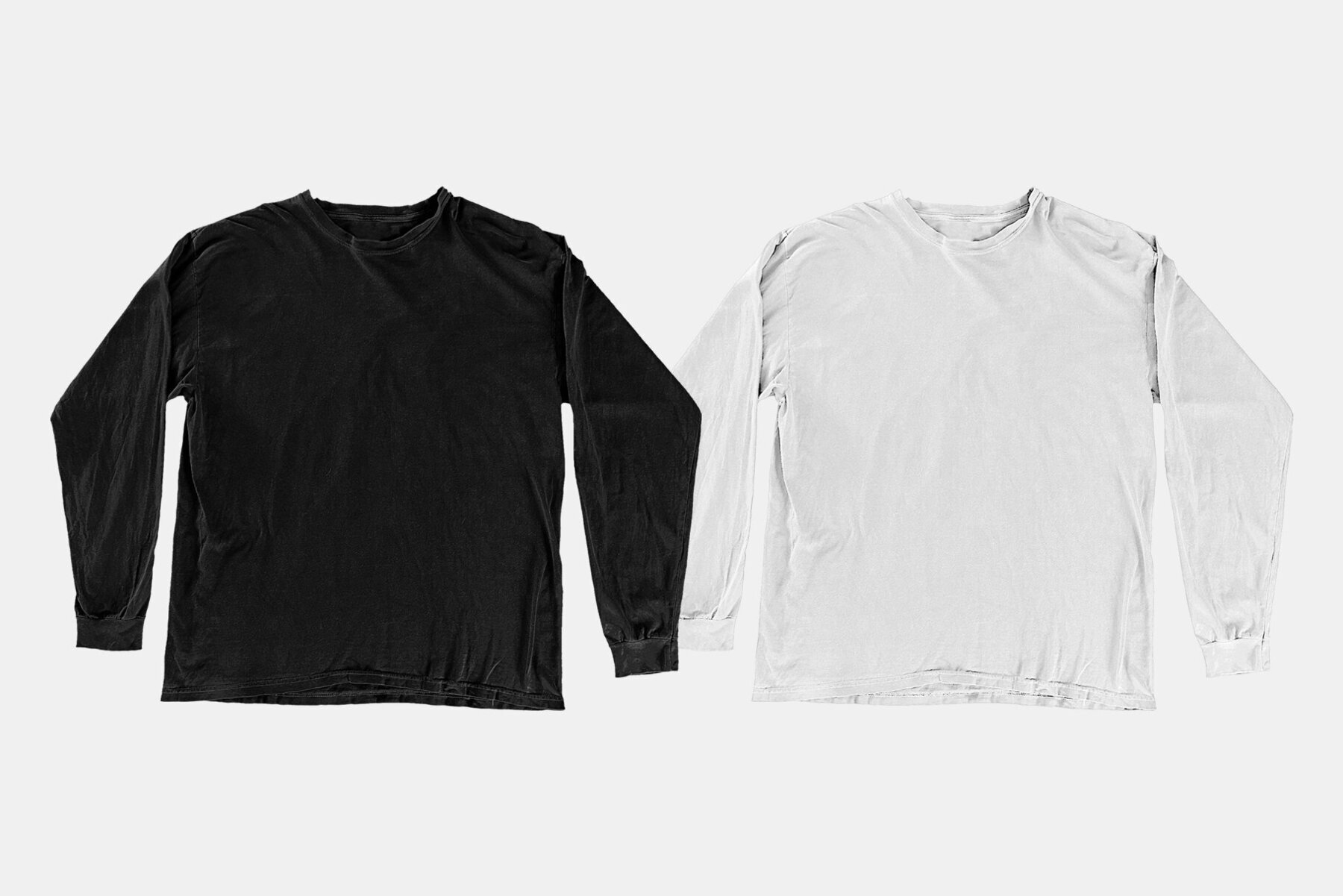 CC 6014 Long Sleeve T Shirt Mockup 2