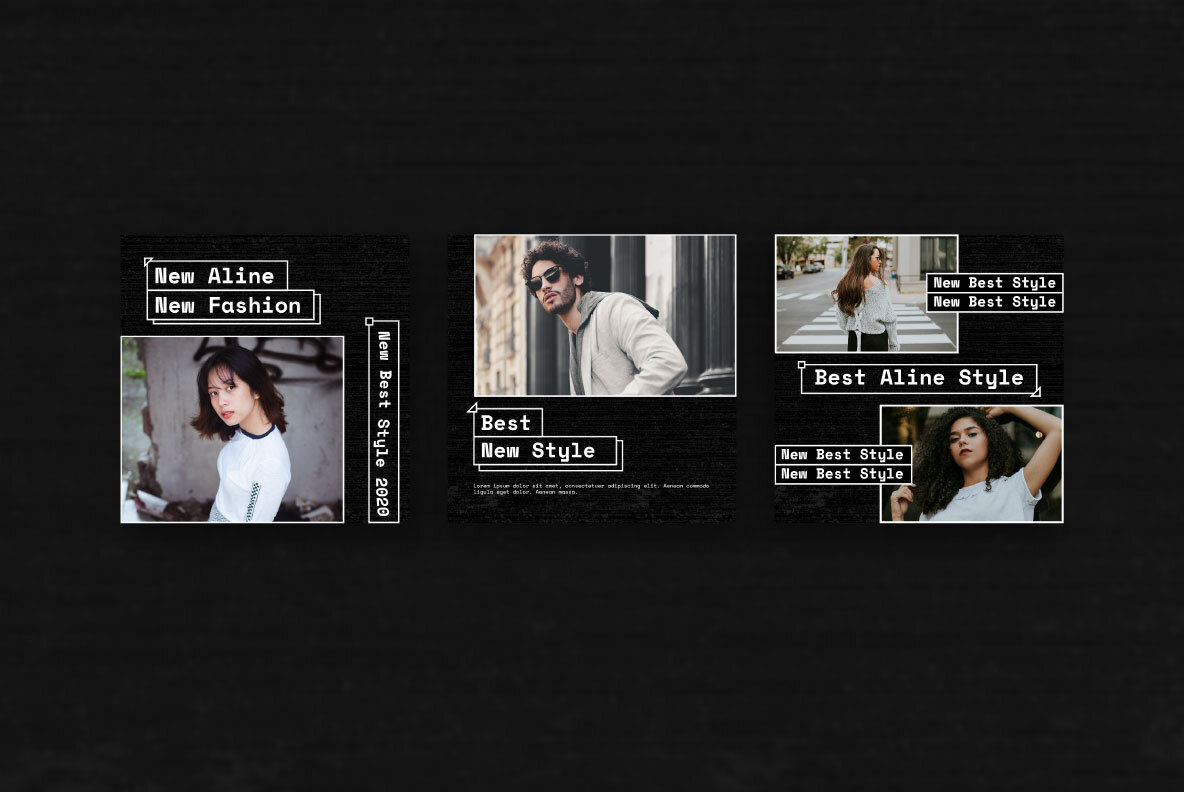 Aline Story   Feed Instagram Template 3