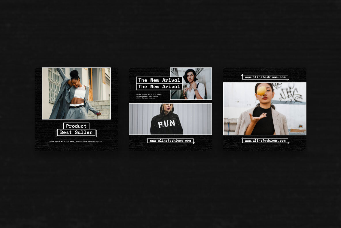 Aline Story   Feed Instagram Template 4