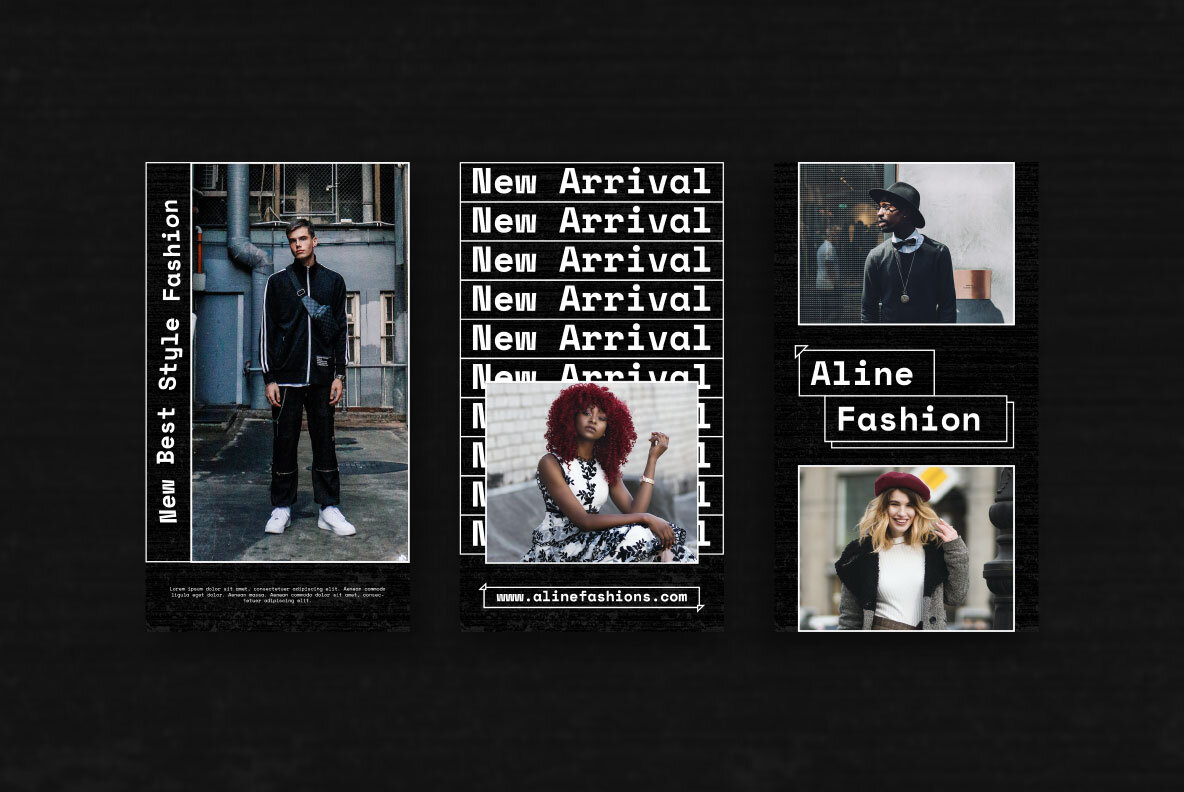 Aline Story   Feed Instagram Template 9