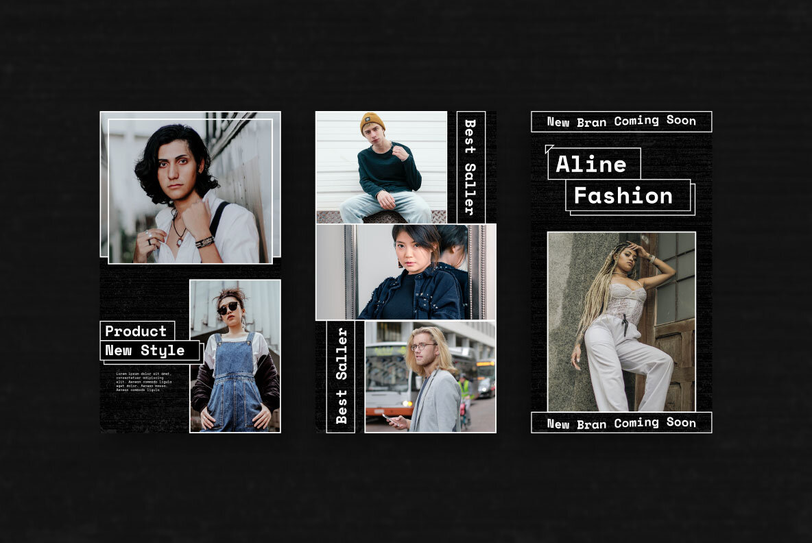 Aline Story   Feed Instagram Template 10