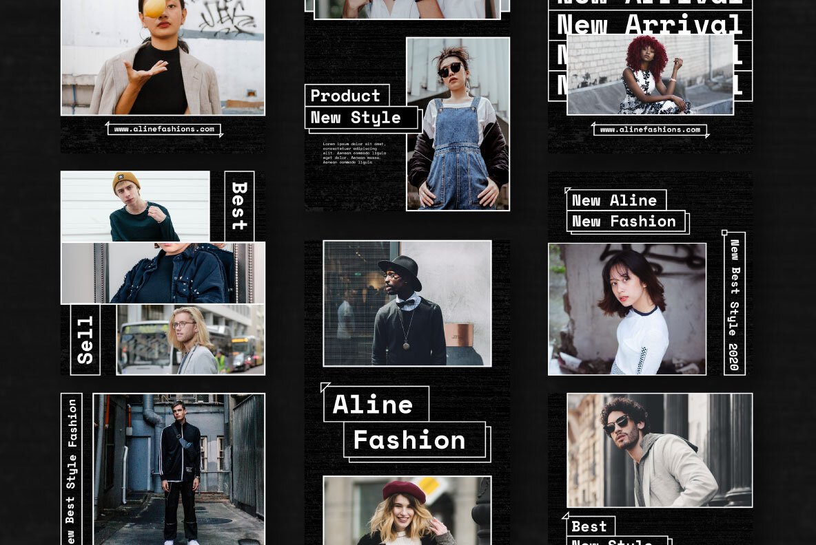 Aline Story   Feed Instagram Template 11