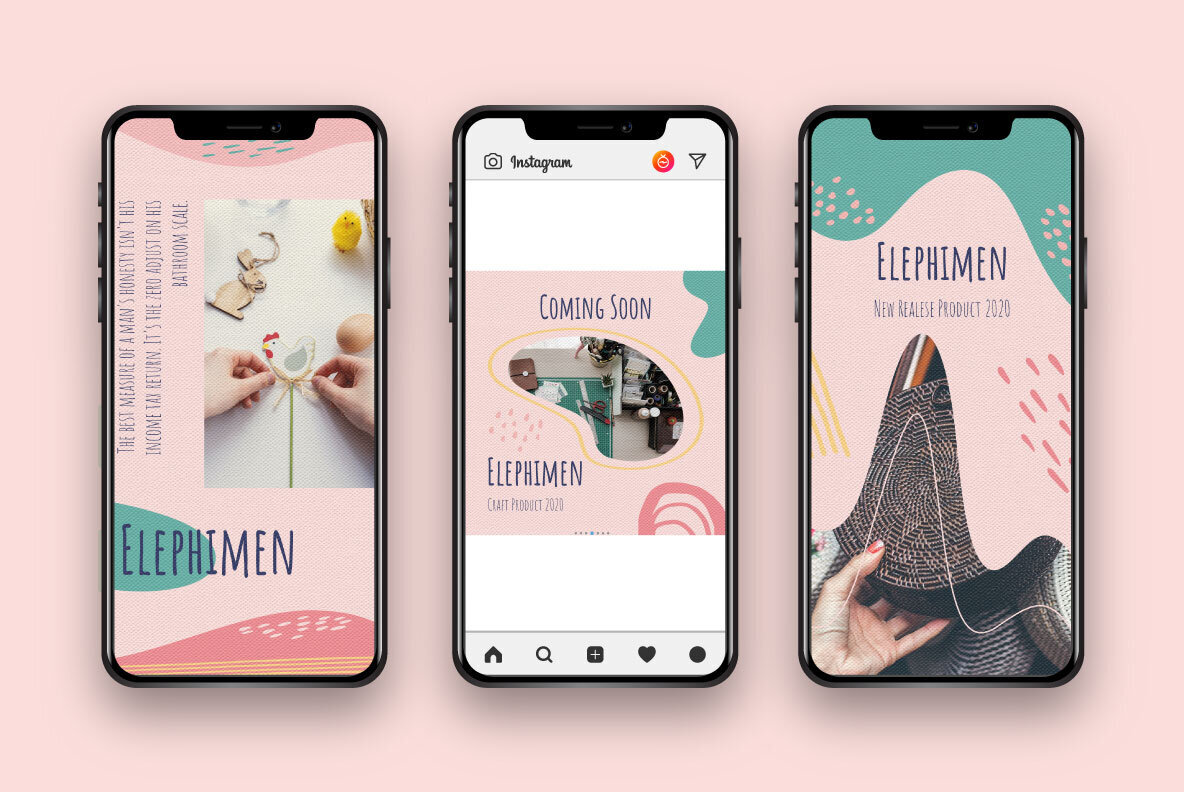 Elephimen Story   Feed Instagram Template 2