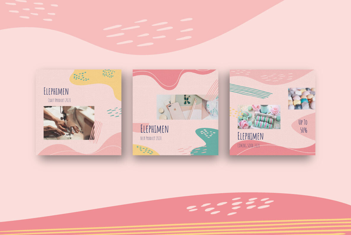 Elephimen Story   Feed Instagram Template 3