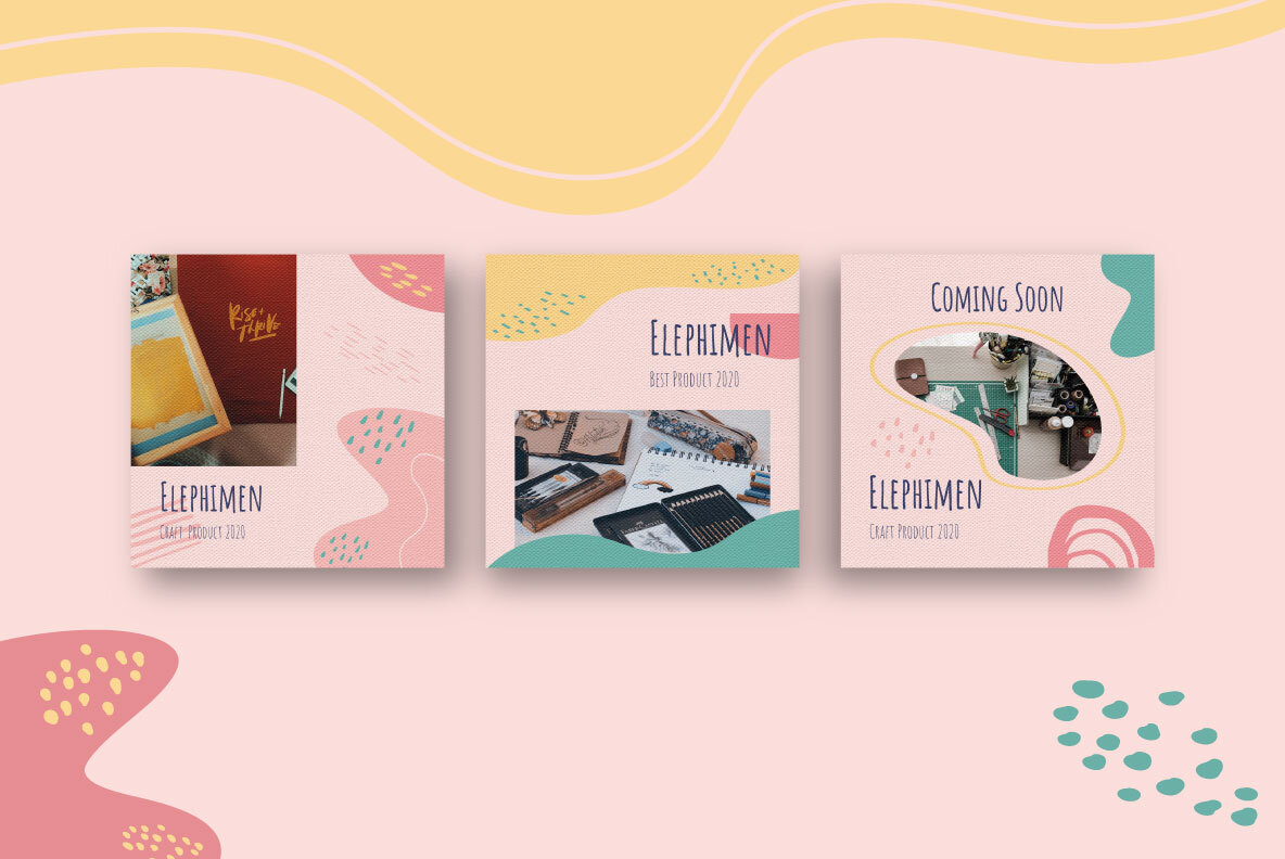 Elephimen Story   Feed Instagram Template 6