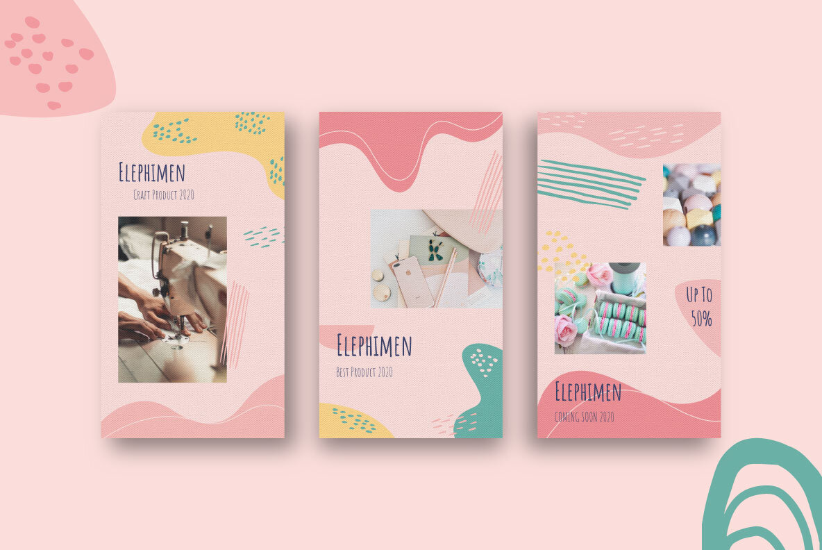 Elephimen Story   Feed Instagram Template 7