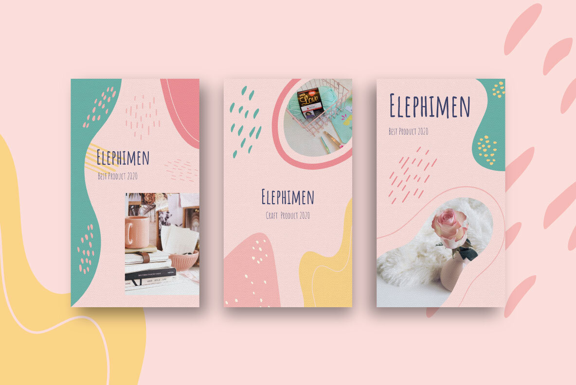 Elephimen Story   Feed Instagram Template 9