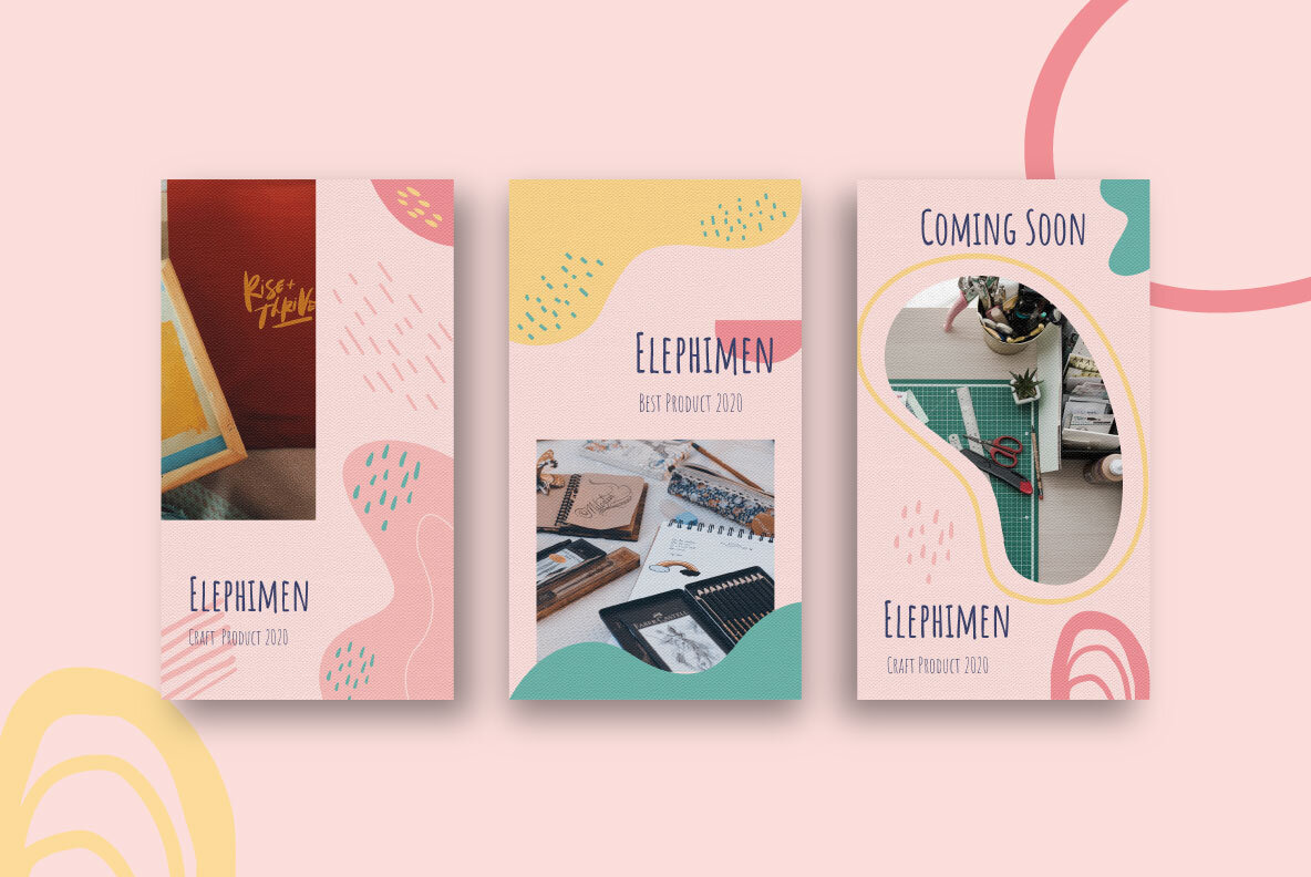 Elephimen Story   Feed Instagram Template 10