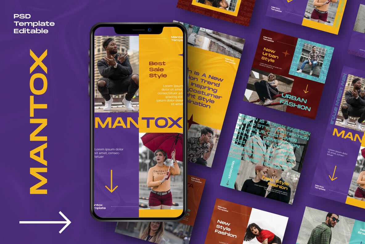 MANTOX Instagram Template 1