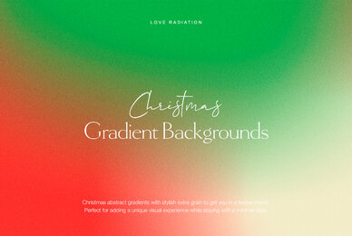 Christmas Abstract Festive Grainy Gradient Backgrounds PSD