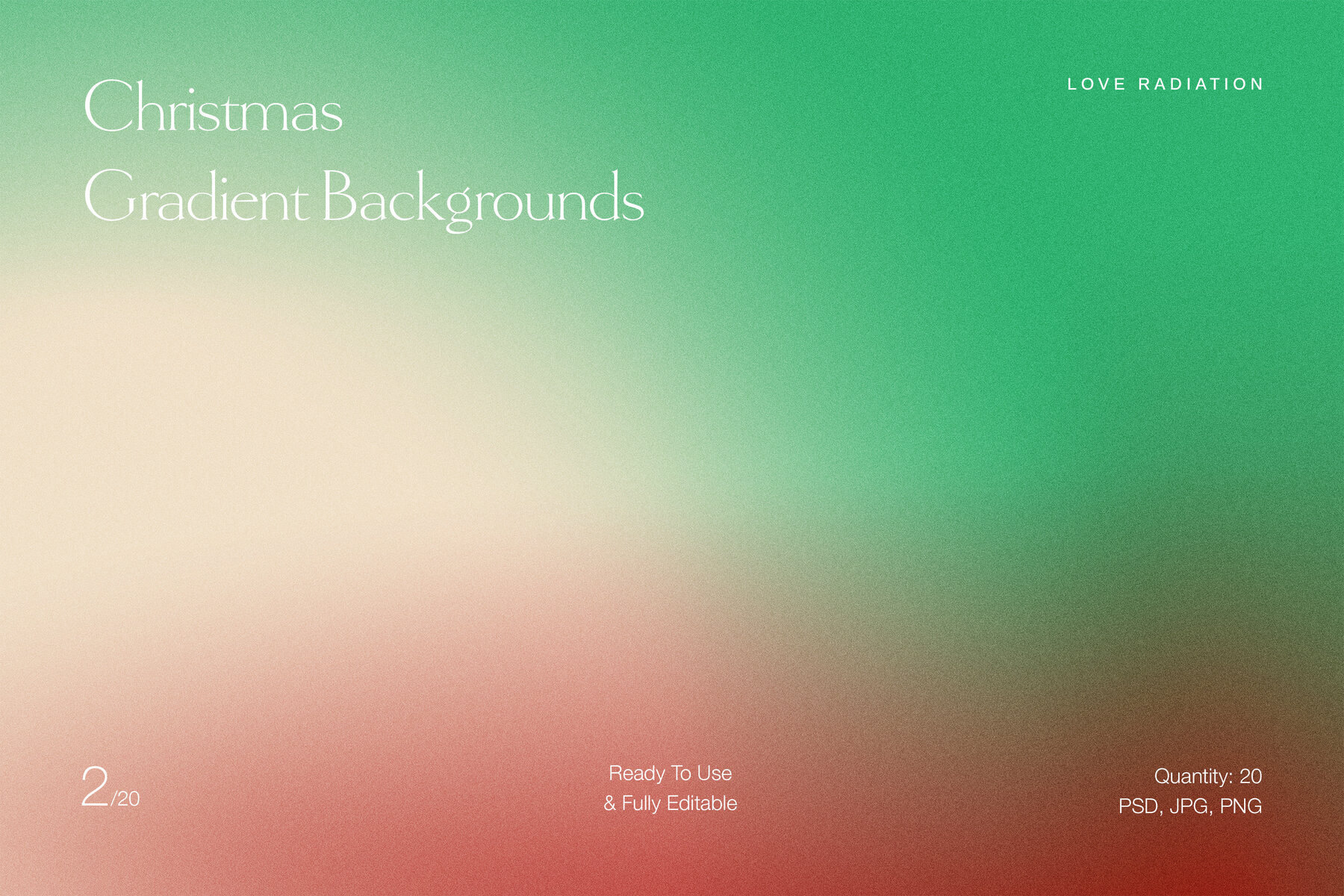 Christmas Abstract Festive Grainy Gradient Backgrounds PSD 2