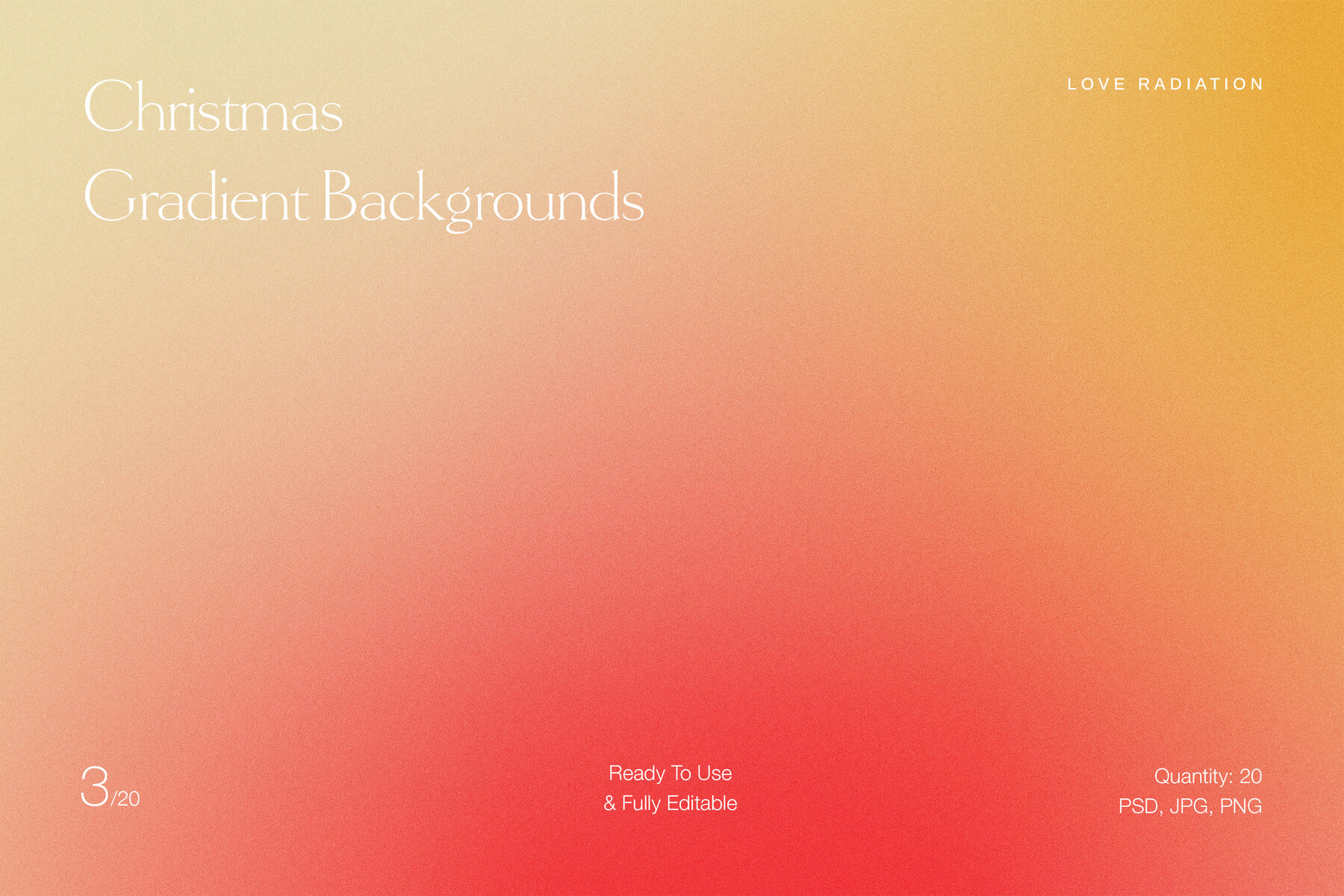 Christmas Abstract Festive Grainy Gradient Backgrounds PSD 10